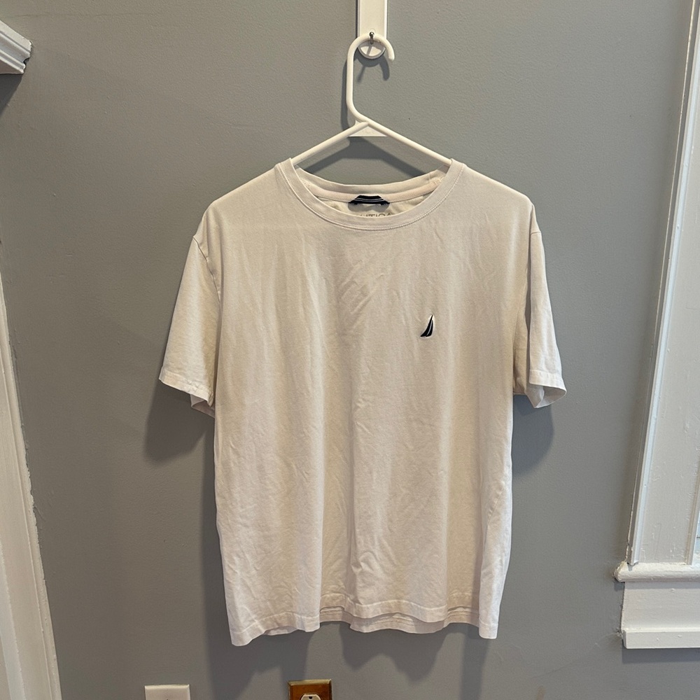 Nautica Men's Classic White Tee